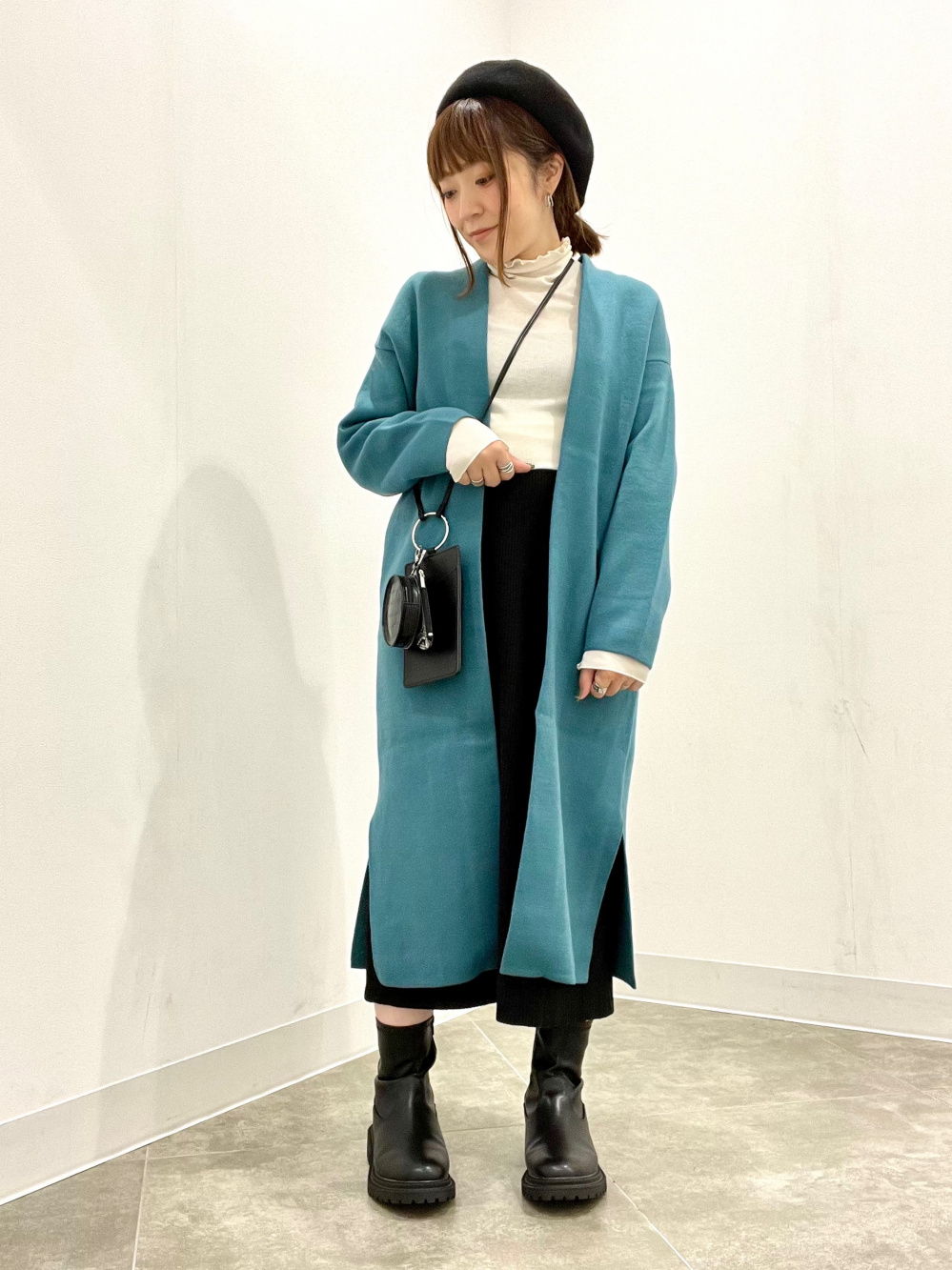 ユミちゃん様マークアンドロナ 長袖タートル カモフラ ゴールドスカル 文字 ブラ ブラフィールキャミソール、シアープリントハイネックT(長袖