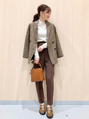 おじい GU公式 | ウォッシャブルテーパードパンツZ(セットアップ可能)