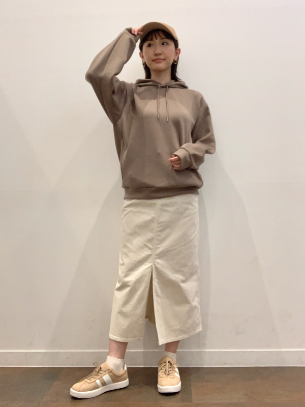 ダブルフェイスビッグプルパーカ(長袖)(メンズ)の着用 ダブルフェイスビッグプルパーカ(長袖)(メンズ)の着用