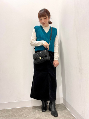 GU公式 | コットンブレンドコンパクトベストYT+E