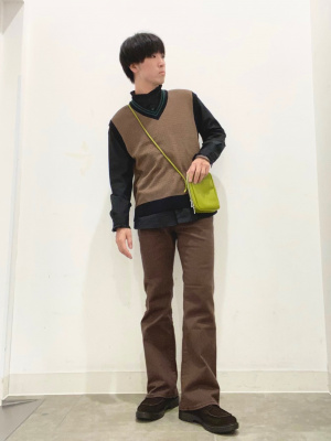 かんぱん品 GU公式 | ウォッシャブルリラックスフィットチルデンニットベスト