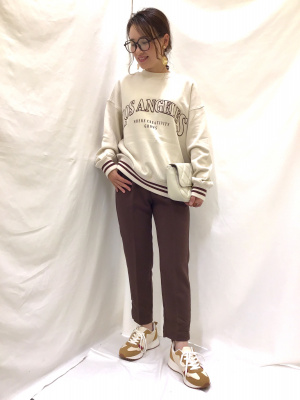 メンズウェア MASTERPIECE GU公式 | オーバーサイズグラフィックスウェットプルオーバー長袖YT+E