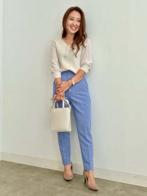 GU公式 | サテンスリーブセーター(7分袖)Z