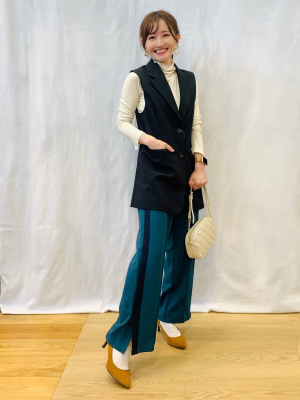 ☆ほのページです☆ GU公式 | オーバーサイズテーラードベスト