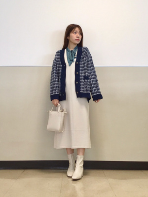 GU公式 | ボウタイブラウス(長袖)