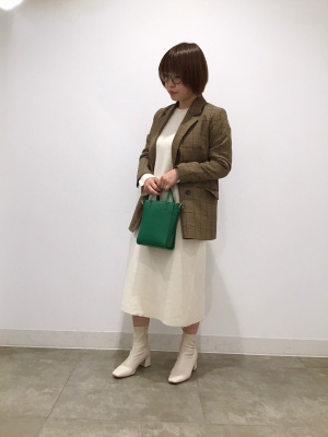 GU公式 | クルーネックニットワンピース(長袖)