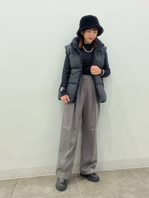 GU公式 | インタックワイドパンツA+EC(丈長め76.0～78.0cm)