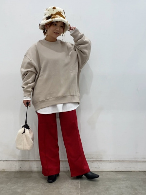 GU公式 | フェイクファーバケットハット