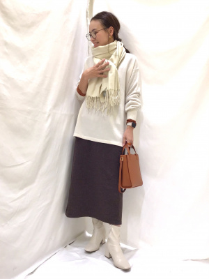 GU公式 | シアーシャーリングT(長袖)Q+E