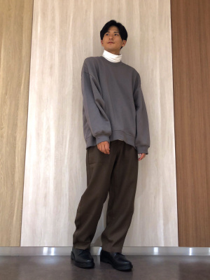 GU公式 | リアルレザーラウンドトゥシューズ