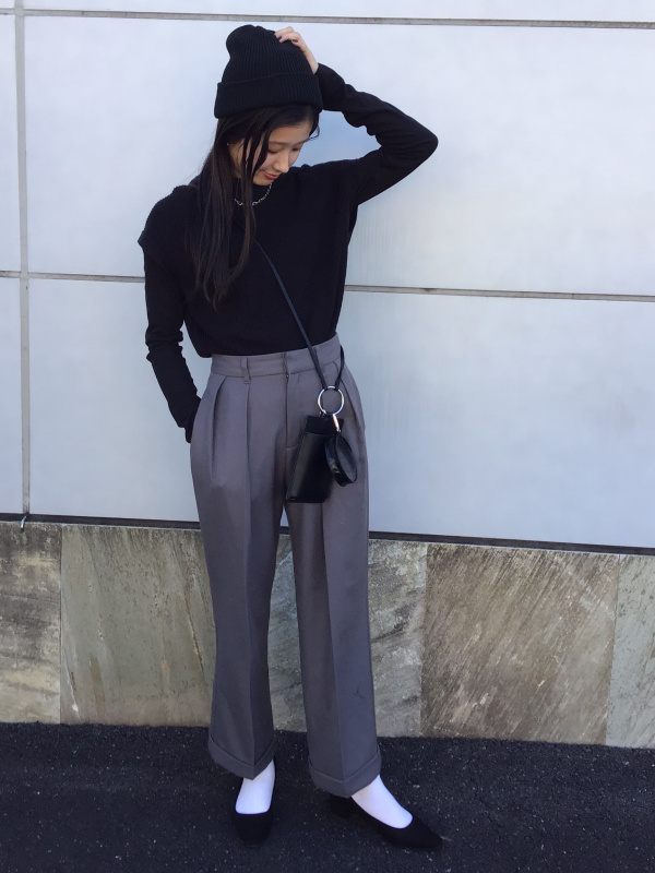 じんじく GU公式 | ウォッシャブルリラックスフィット畦ニットベスト