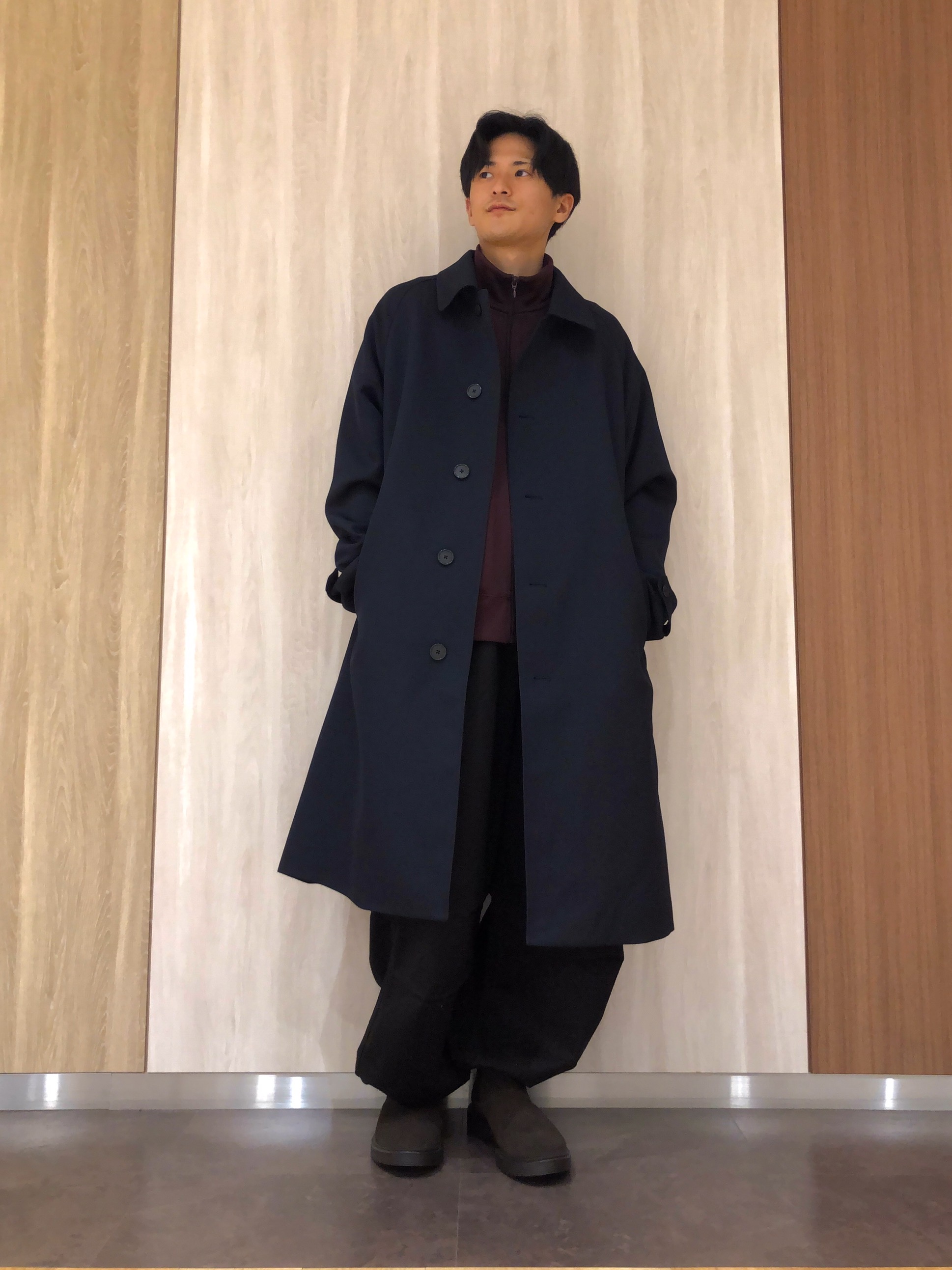 バルマカーンコートswとビッグトラックジャケット 長袖 Nt Eのコーデ Gu公式 Styling Book