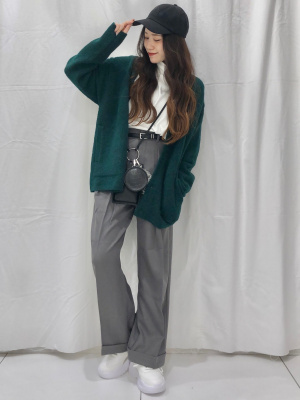 GU公式 | ソフトコットンタートルネックT(長袖)