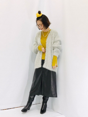 GU公式 | リブボタンスリーブセーター(長袖)Z+E