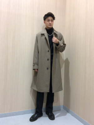 Gu公式 バルマカーンコート チェック Sw ファッション通販サイト