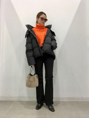 GU公式 | ミドルライズフレアジーンズB+EC(丈短め68.0cm)