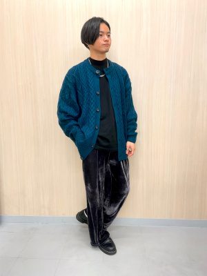 GU公式 | ベロアイージーストレートパンツYT+E