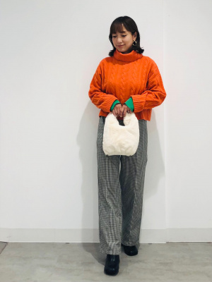 GU公式 | プルオンパンツ(チェック)