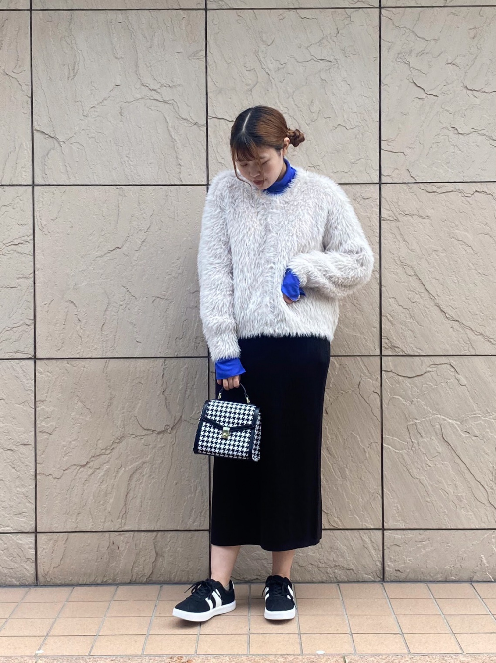ドライダブルフェイスビッグパーカ(5分袖)、ダブルジャカード