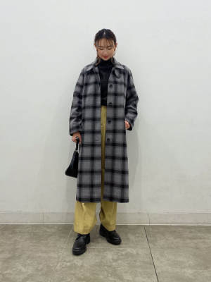 メンズ タータンチェック バルカラーコート Mackintosh コート ジャケット MACKINTOSH / 別注 BALFIELD