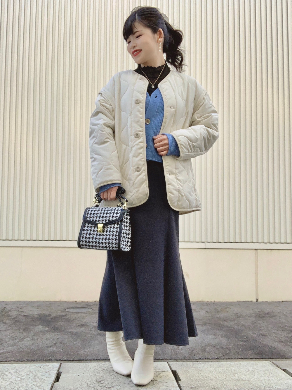 最終お値下げherin♡ 2way quilting jacket /black