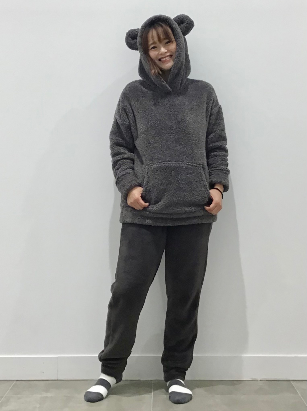 マシュマロフィールラウンジセット(ベア)(長袖&ロングパンツ マシュマロフィールラウンジセット(ベア)(長袖&ロングパンツ