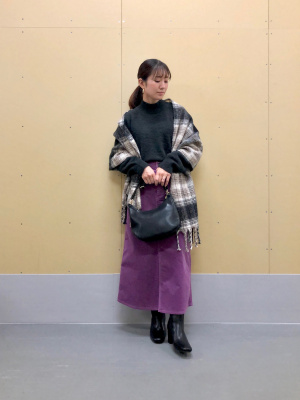 GU公式 | フェザーヤーンハイネックセーター(長袖)Z+E