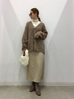 もも　0916 ナイロンツイル ナロースカート