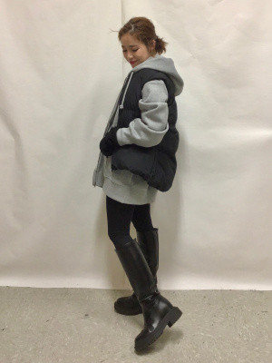 GU公式 | ボリュームソールジョッキーロングブーツ