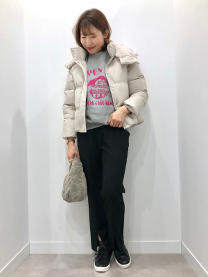 GU公式 | 起毛フロントスリットパンツQ