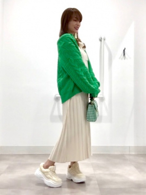 オシャレ”！レディー ボウタイ ニットワンピース長袖 fit=scale-down,w=1200