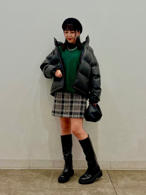 ヒートパデッドフェイクレザーブルゾン GU】久々GU行ったら良さげな秋冬新作アウターを見つけました