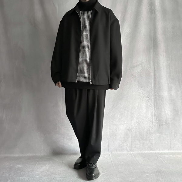 よしむね スーパーワイドドローストリングパンツNT+E（メンズ）の着用
