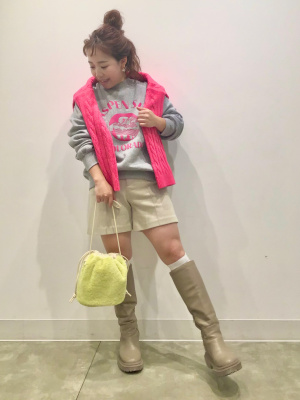 代行品 GU公式 | ヘリンボーンショートパンツ