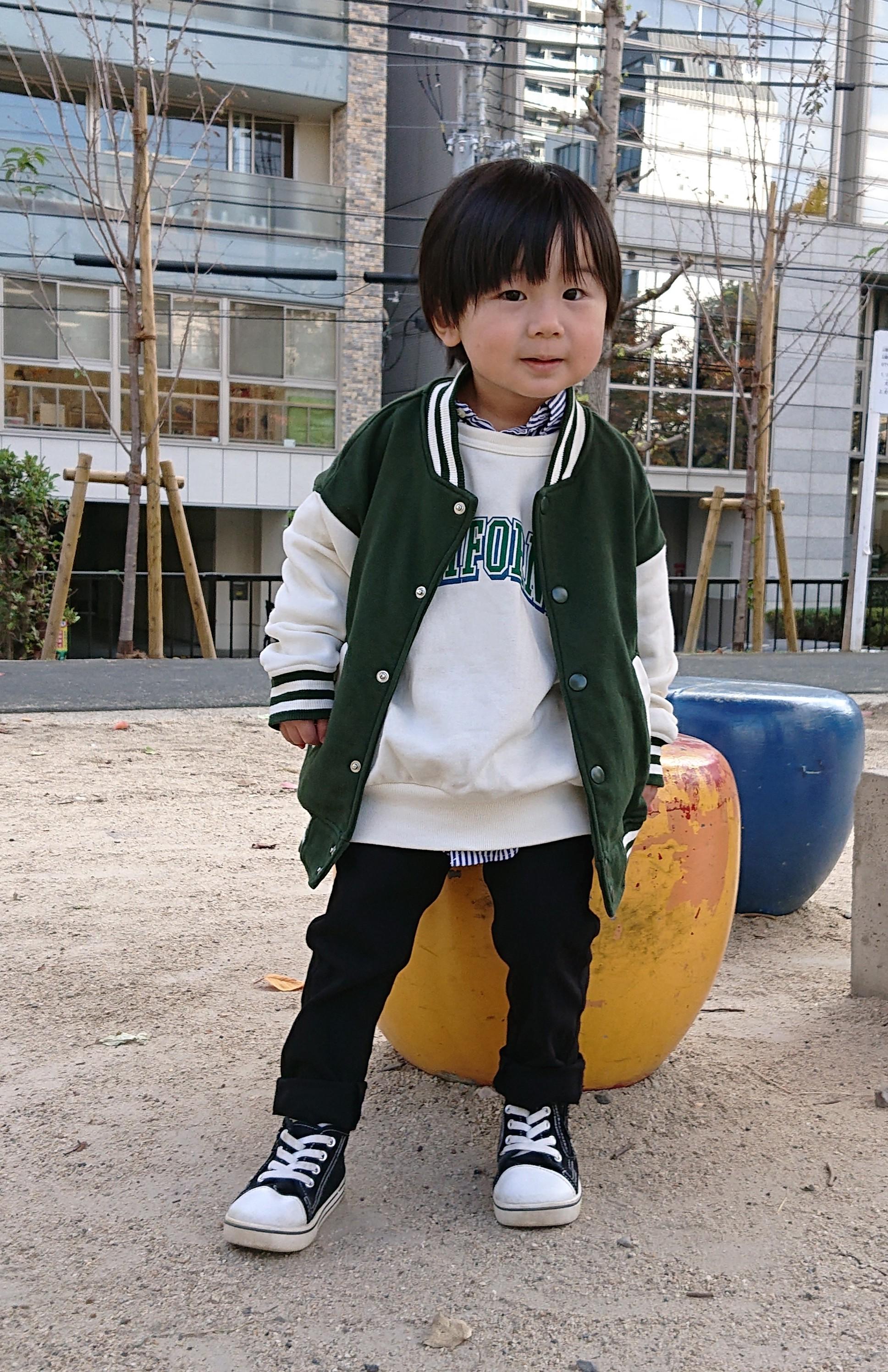 Kids 男女兼用 スウェットブルゾン 長袖 のコーデ Gu公式 Styling Book