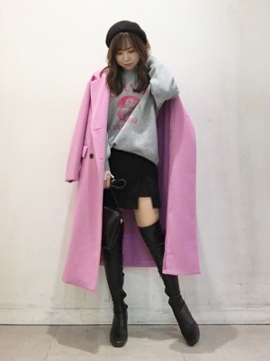 mapleさま専用 GU公式 | ニットメルトンテーラードコート