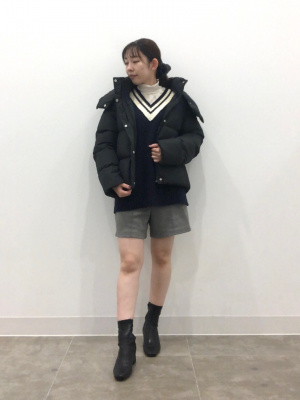 GU公式 | ヘリンボーンショートパンツ