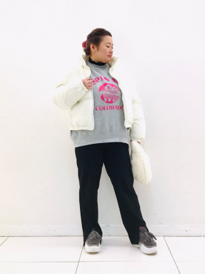 GU公式 | 起毛フロントスリットパンツQ