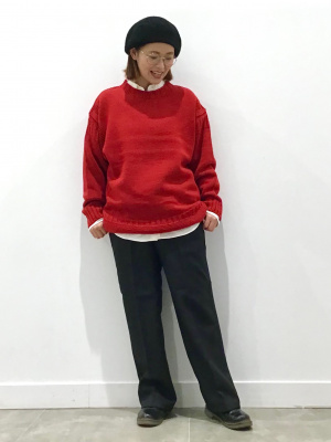 ✴︎トイ✴︎ GU公式 | フランネルリラックスフィットシャツ(長袖)+E