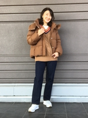 GU公式 | ハイウエストストレートジーンズ(セットアップ可能)