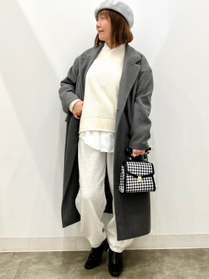 ❋みるく❋ メルトンテーラードコート URBAN RESEARCH DOORS ステンカラーコート コート ウール