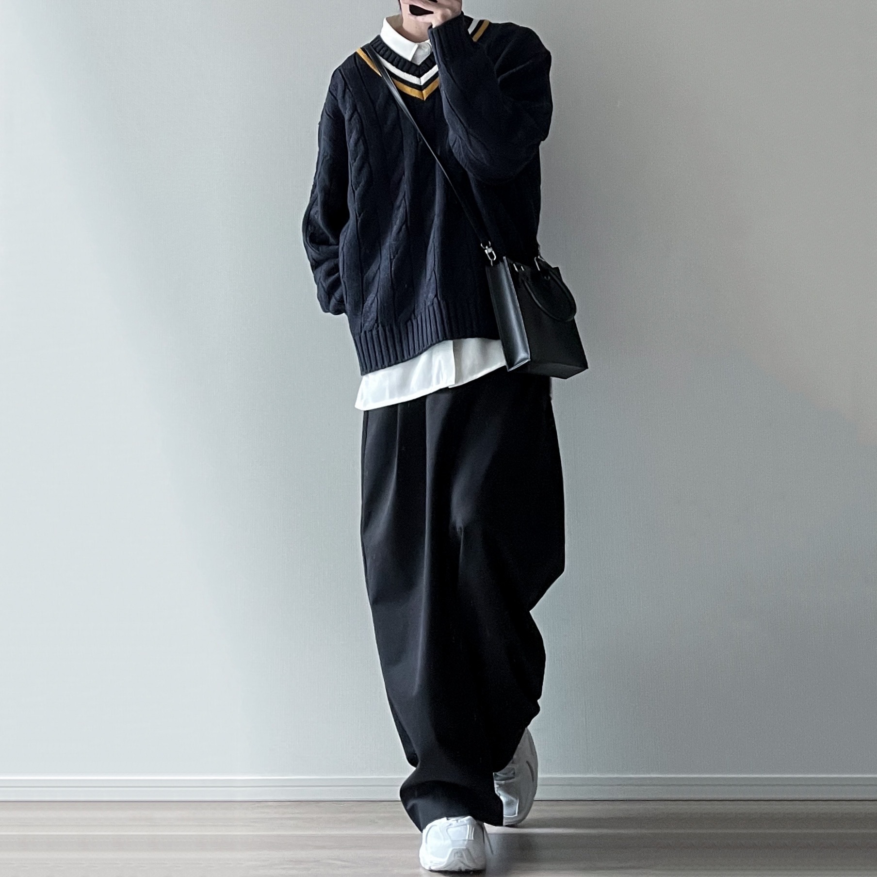 ローゲージチルデンセーター 長袖 のコーデ Gu公式 Styling Book
