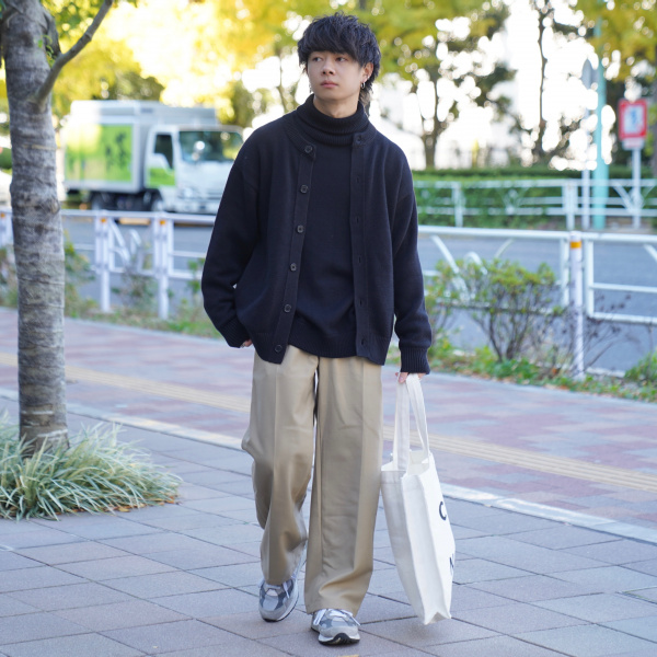 セントジョージ・ドラゴン (ロジウム＋ゴールドコーティング＋ルビー) GU公式 | デニムタックトラウザー(丈標準70.0～74.0cm)