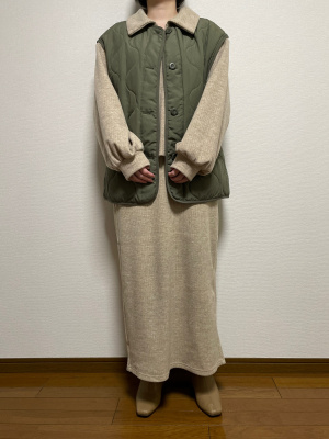 GU公式 | ブラッシュドリブビッグカラープルオーバー(長袖