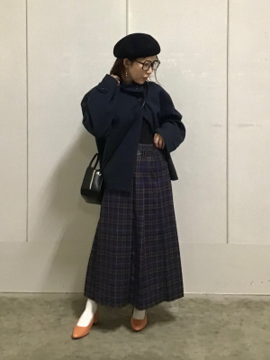 GU公式 | ニットメルトンスタンドカラーショートコートZ+E