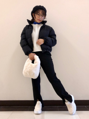 GU公式 | 起毛フロントスリットパンツQ