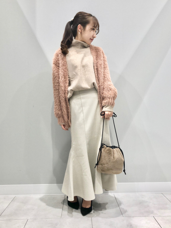 フェザーヤーンオーバーサイズカーディガン(長袖)(レディース フェザーヤーンオーバーサイズカーディガン(長袖)(レディース