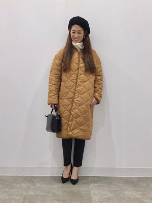 GU公式 | 起毛タックテーパードパンツ(丈標準63.5～67.5cm)