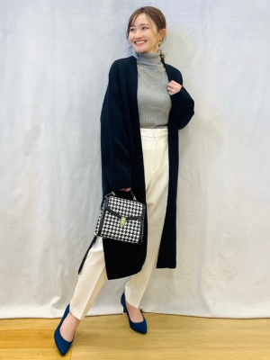 GU公式 | ニットロングガウン(長袖)