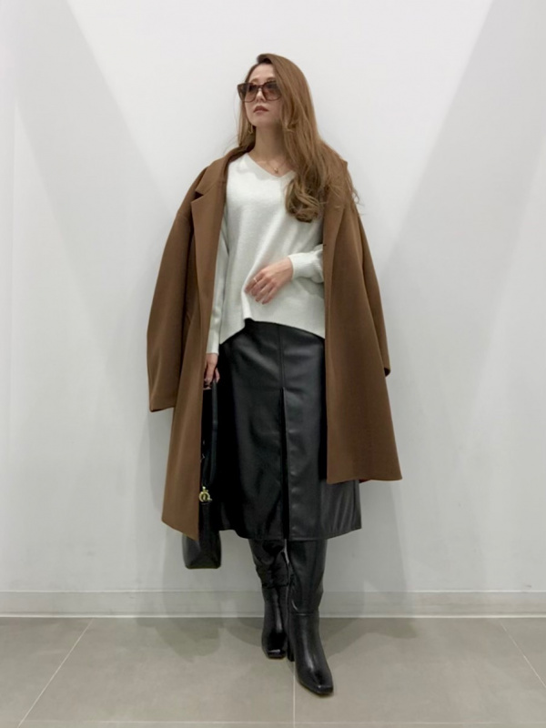 こと様確認用 GU公式 | ニットメルトンチェスターコート